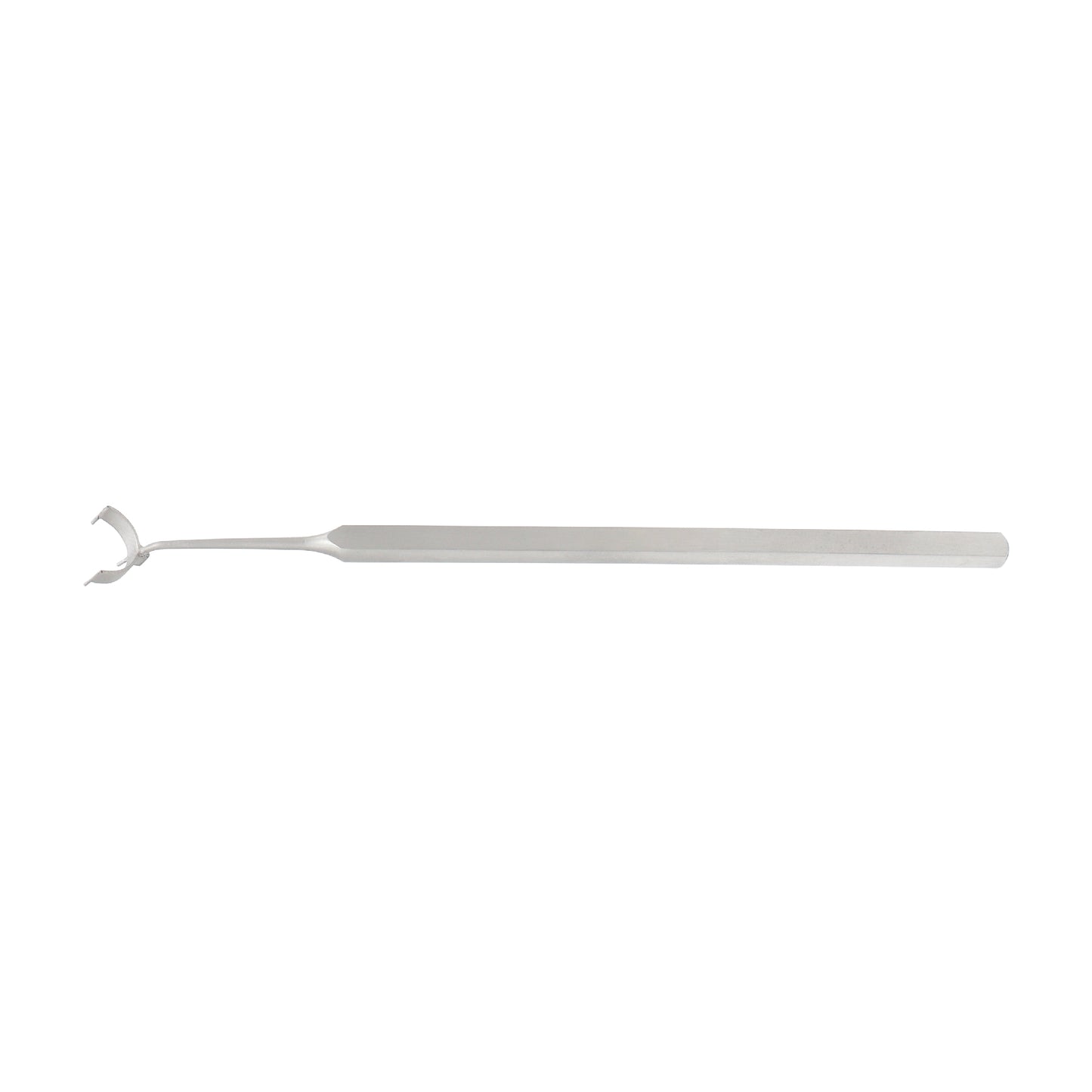A silver-colored Henderson alignment marker for slit lamp examinations, with a marking size of 11 mm and an overall length of 12.5 cm.