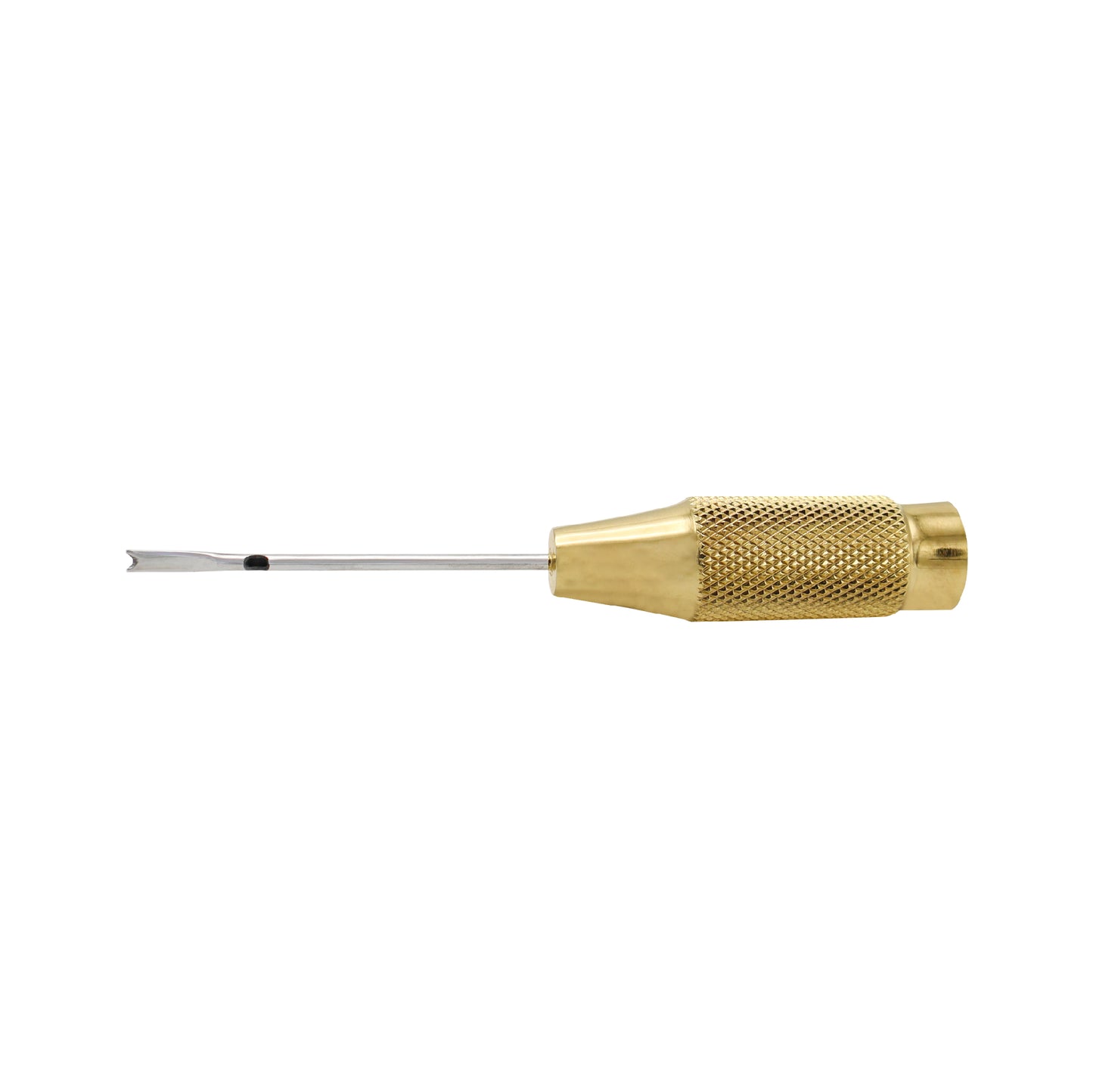 A single Liposuction Cannula with a central hole design, made from high-quality stainless steel.