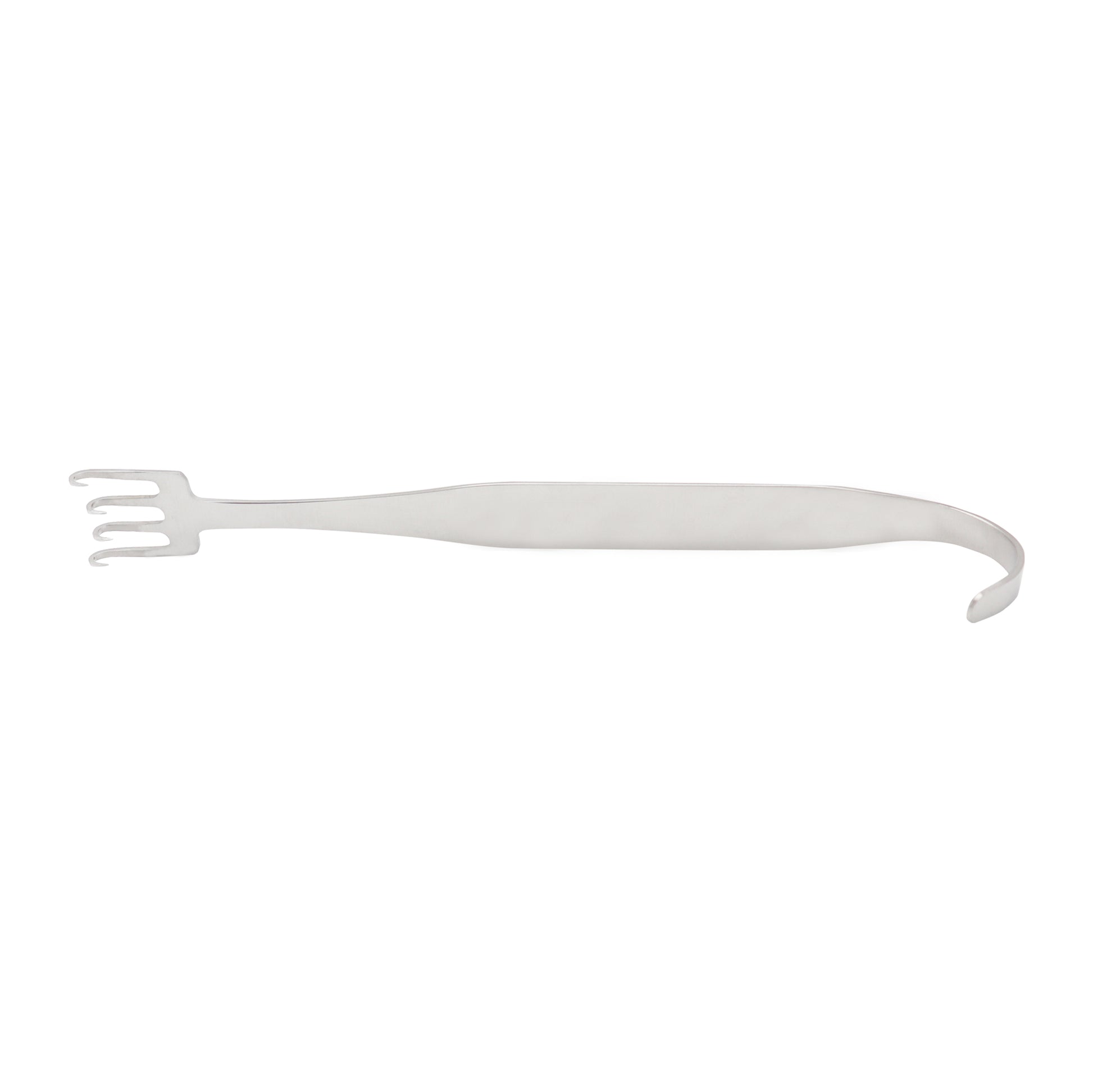 A single freeman rake surgical retractor made of German stainless steel with a matte finish, designed for tissue retraction in surgical procedures.