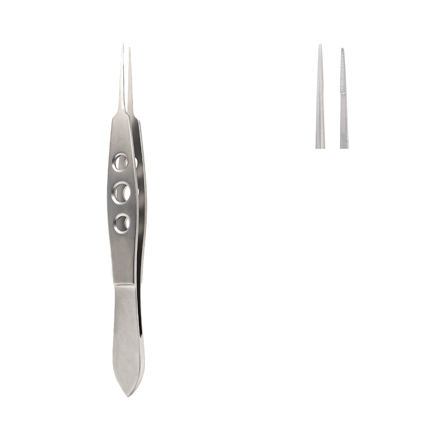 Skin hook 14 cm for tissue retraction during blepharoplasty procedures