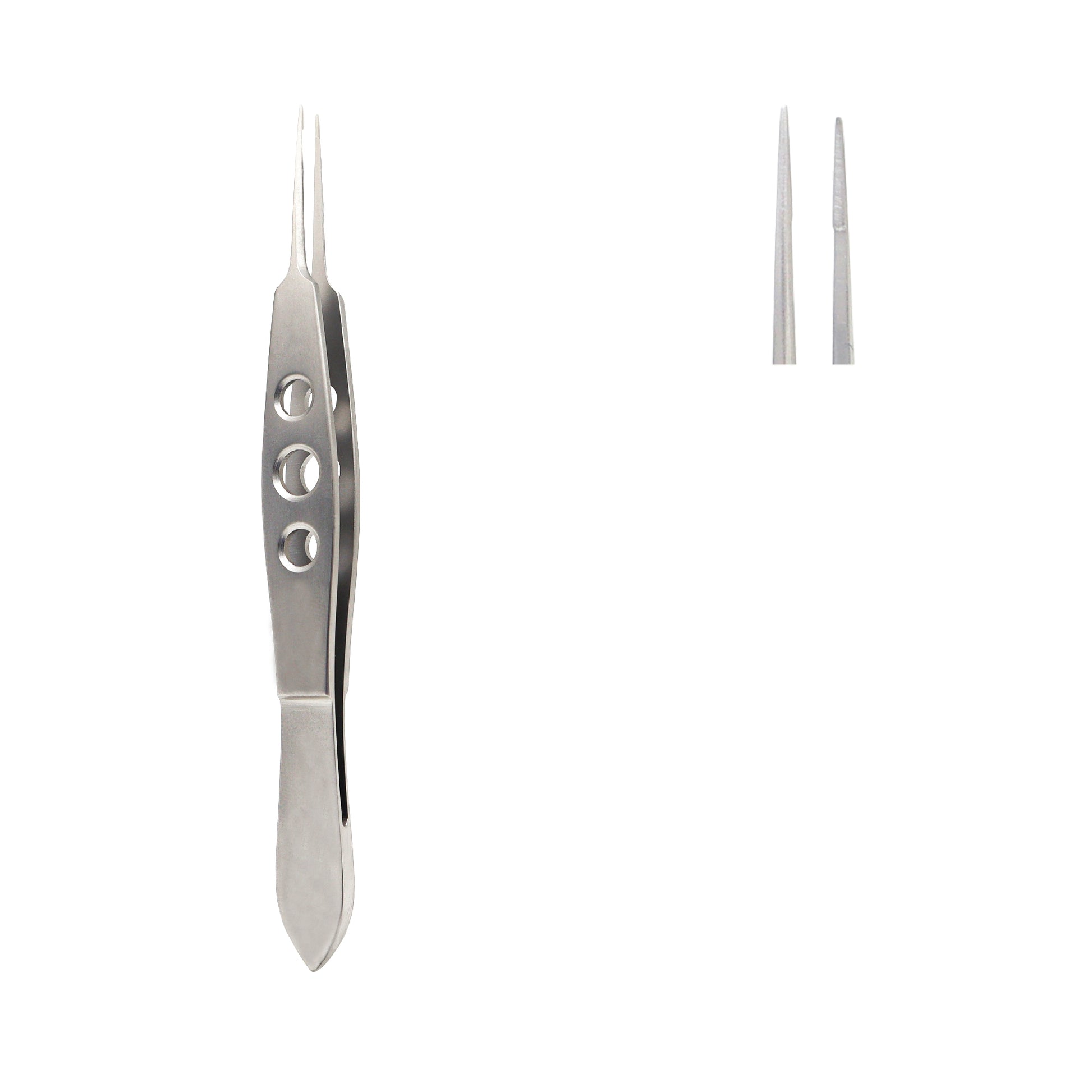 Skin hook 14 cm for tissue retraction during blepharoplasty procedures