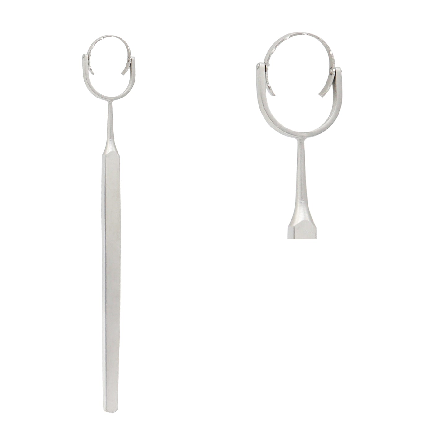 Stainless steel Fine-Thornton Fixation Ring 11.5 cm for ophthalmic surgical procedures