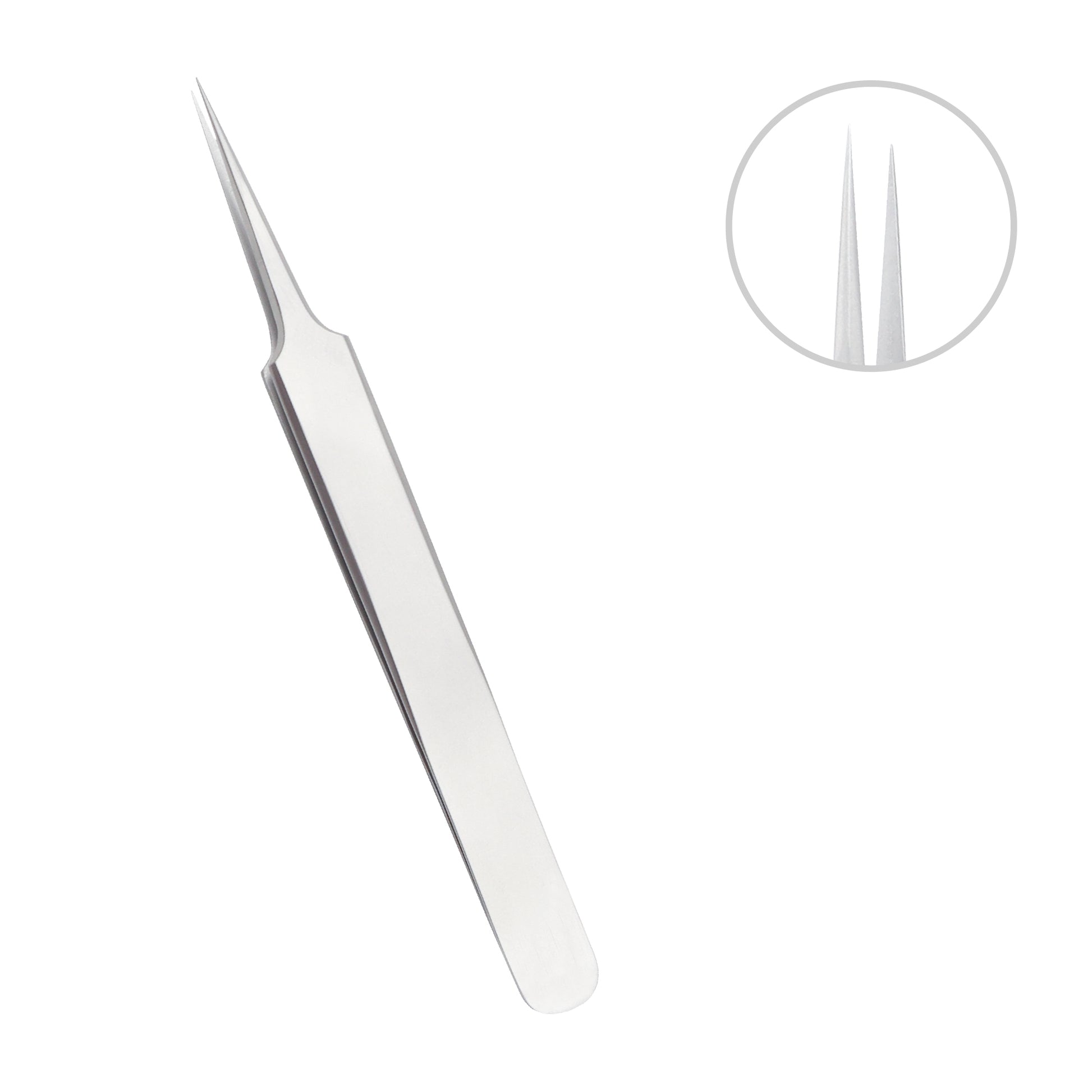 Stainless steel jewelers forceps No. 4 11.5 cm for fine precision tasks and delicate handling work