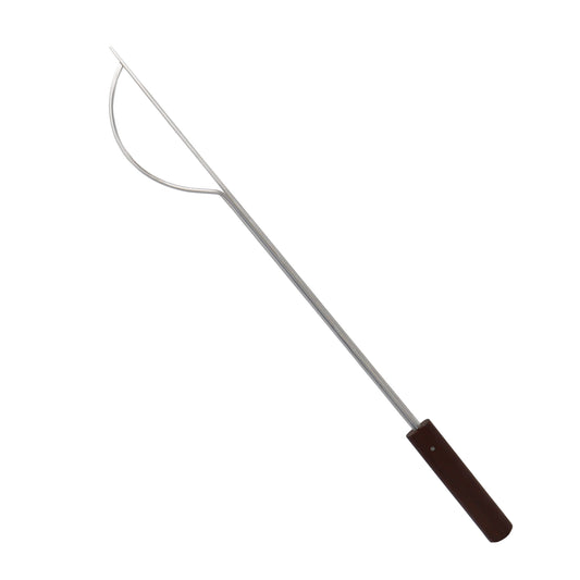 A stainless steel surgical dissector with a large handle and a blunt tip.