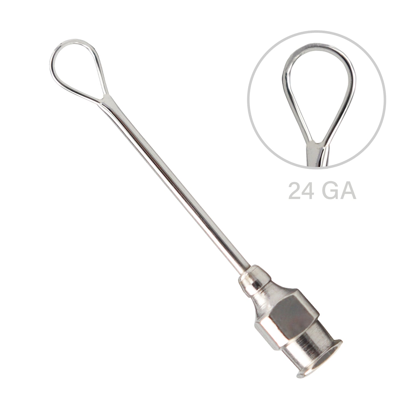 Sterile Vectis Irrigation Cannula 23G used in ophthalmic surgery for accurate fluid control