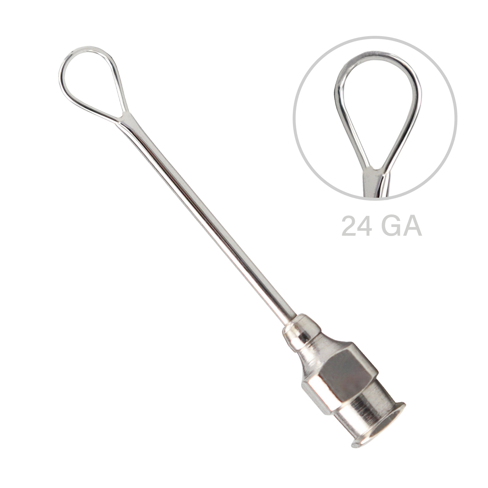 Sterile Vectis Irrigation Cannula 23G used in ophthalmic surgery for accurate fluid control