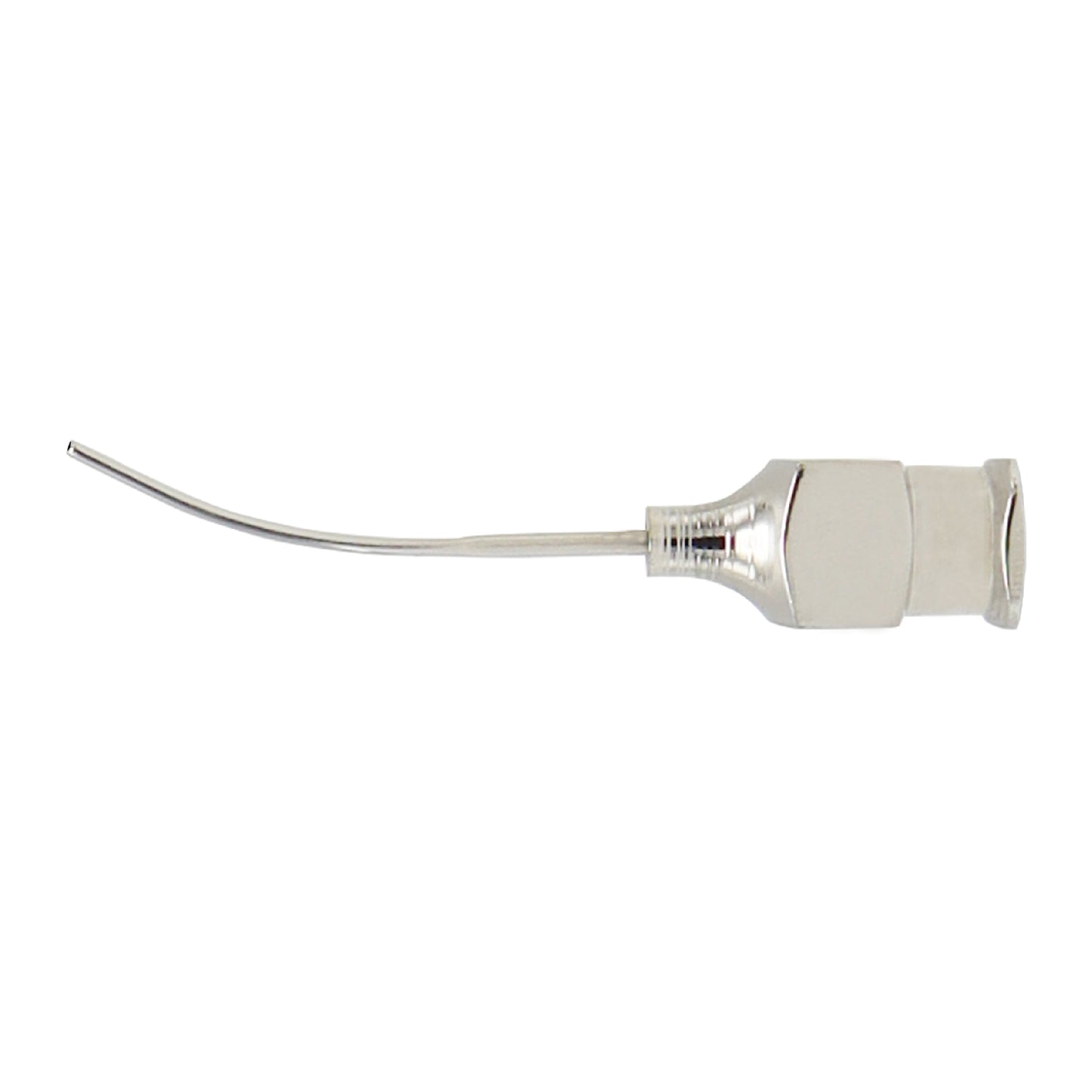 Stevens 23G sub Tenon anesthesia cannula used for precise anesthetic delivery in ophthalmic surgical procedures