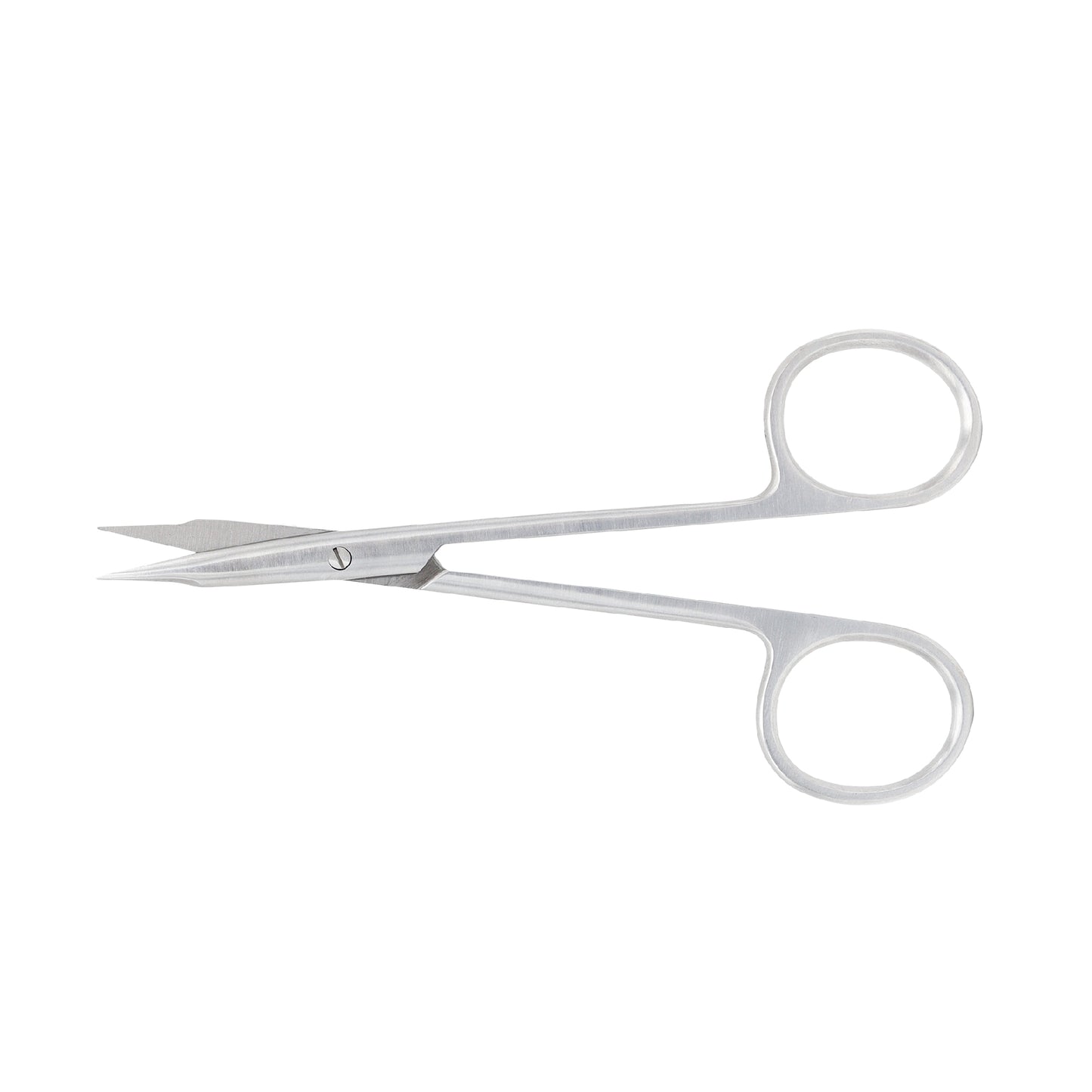 Stevens Tenotomy Scissors curved long model with pointed tips, 11.5 cm ophthalmic surgical instrument for precise tissue dissection and eye surgery procedures.