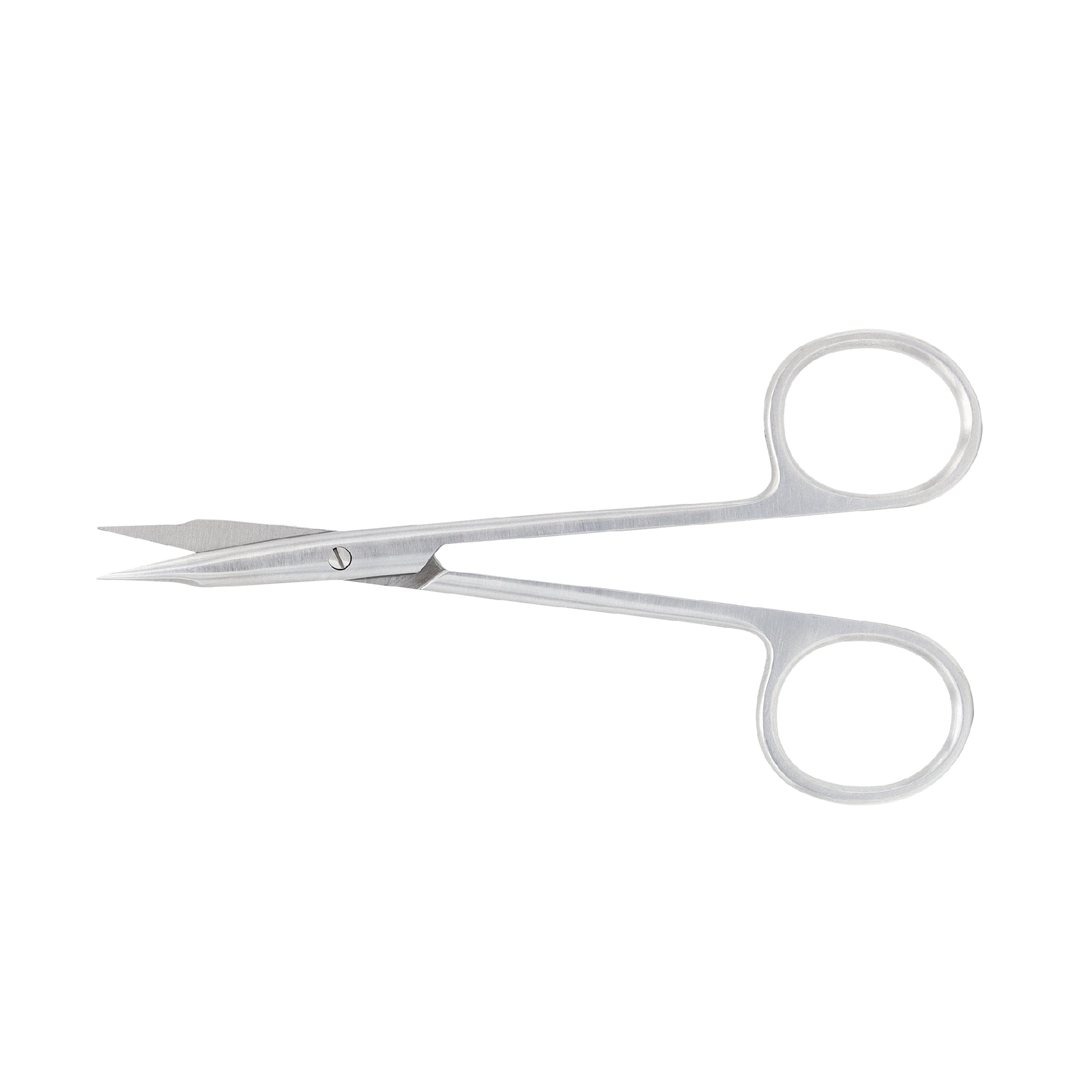 Stevens Tenotomy Scissors curved long model with pointed tips, 11.5 cm ophthalmic surgical instrument for precise tissue dissection and eye surgery procedures.