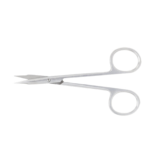 Stevens Tenotomy Scissors curved long model with pointed tips, 11.5 cm ophthalmic surgical instrument for precise tissue dissection and eye surgery procedures.