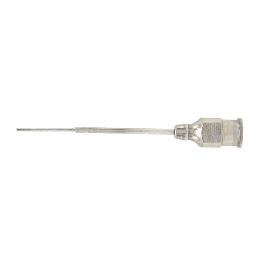 Straight beveled 23G lachrymal ophthalmic cannula for precise lacrimal duct irrigation in ophthalmic procedures