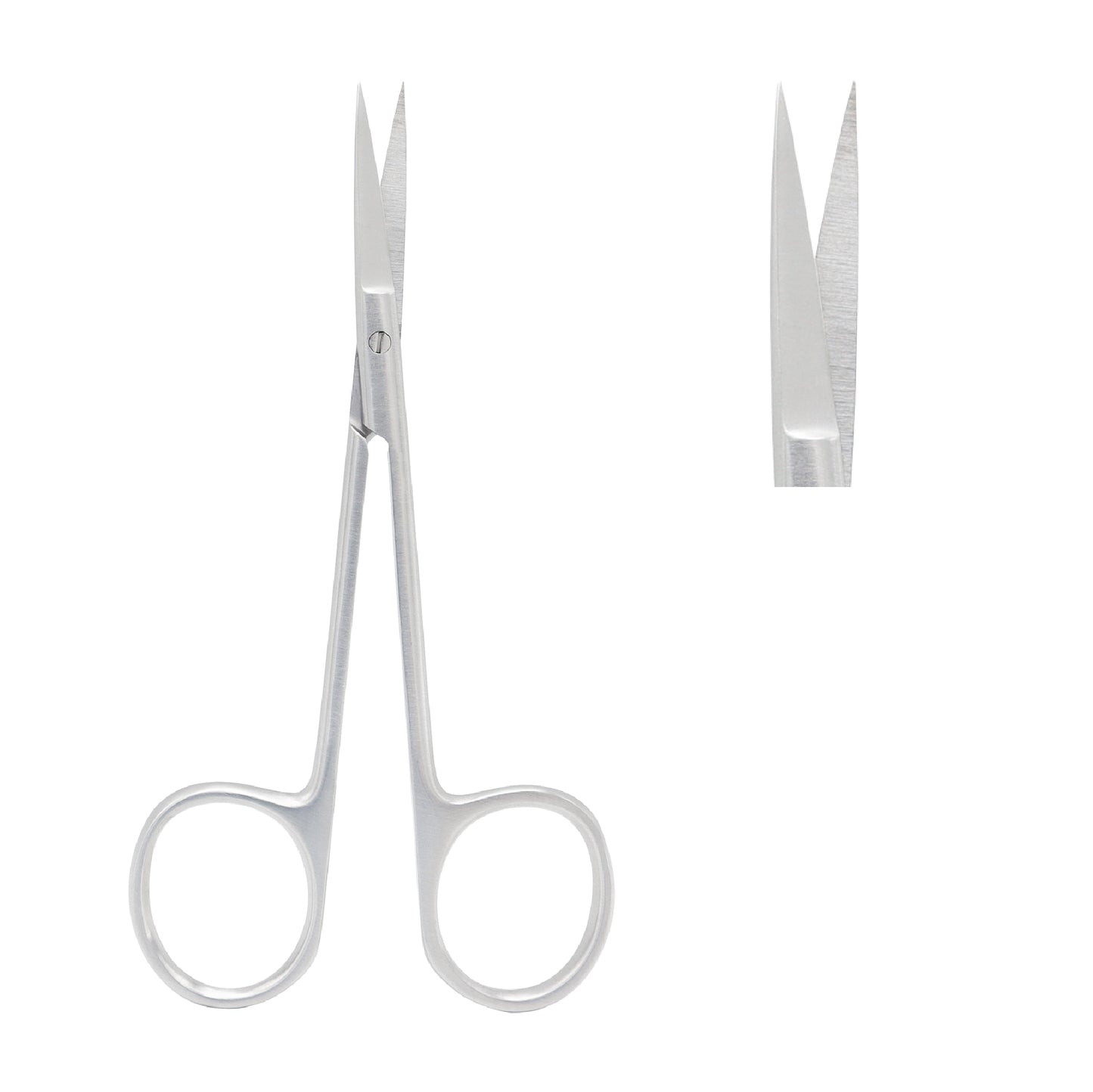 Straight pointed-pointed eye scissor 11.5 cm stainless steel ophthalmic tool