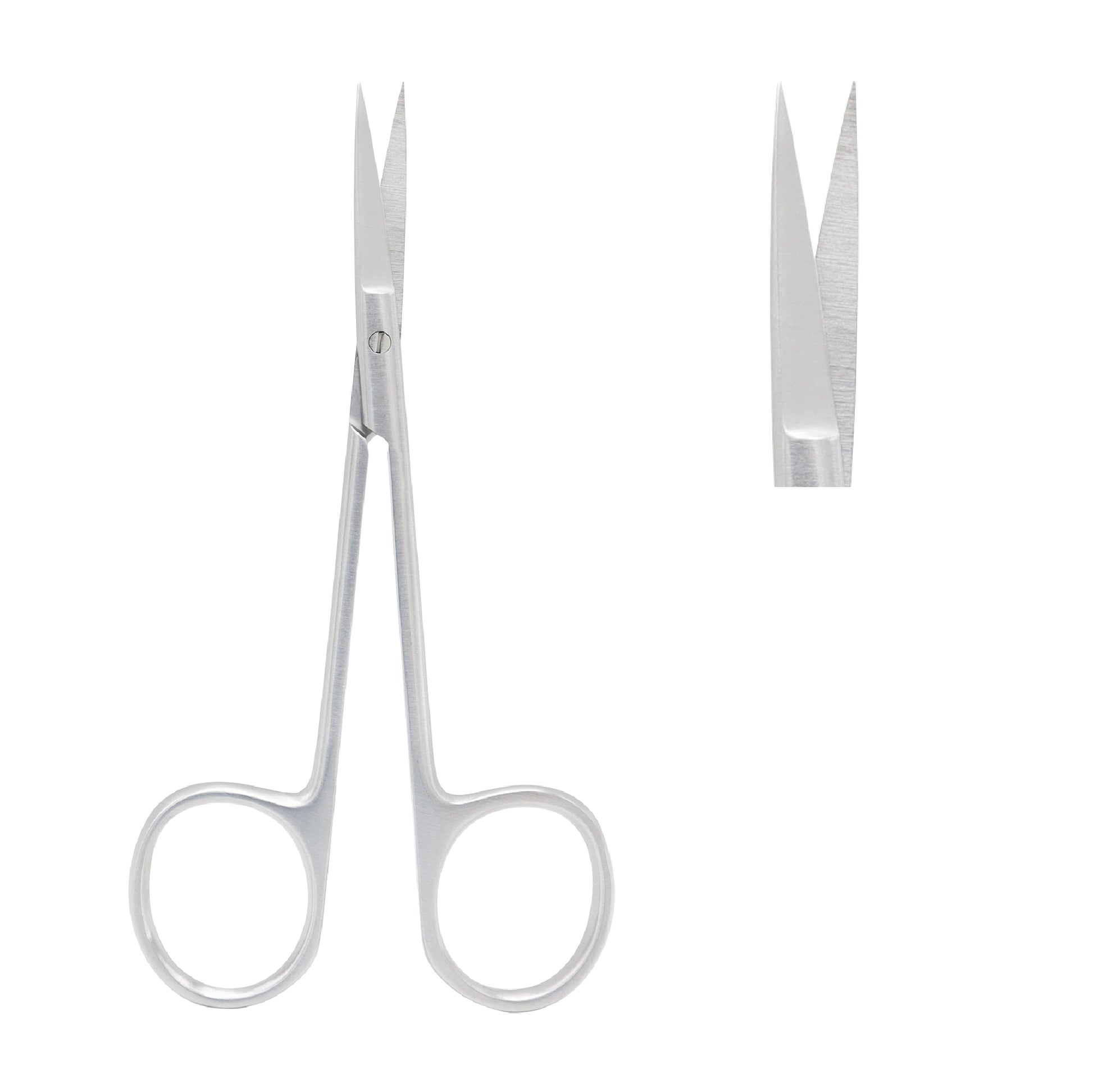 Straight pointed-pointed eye scissor 11.5 cm stainless steel ophthalmic tool