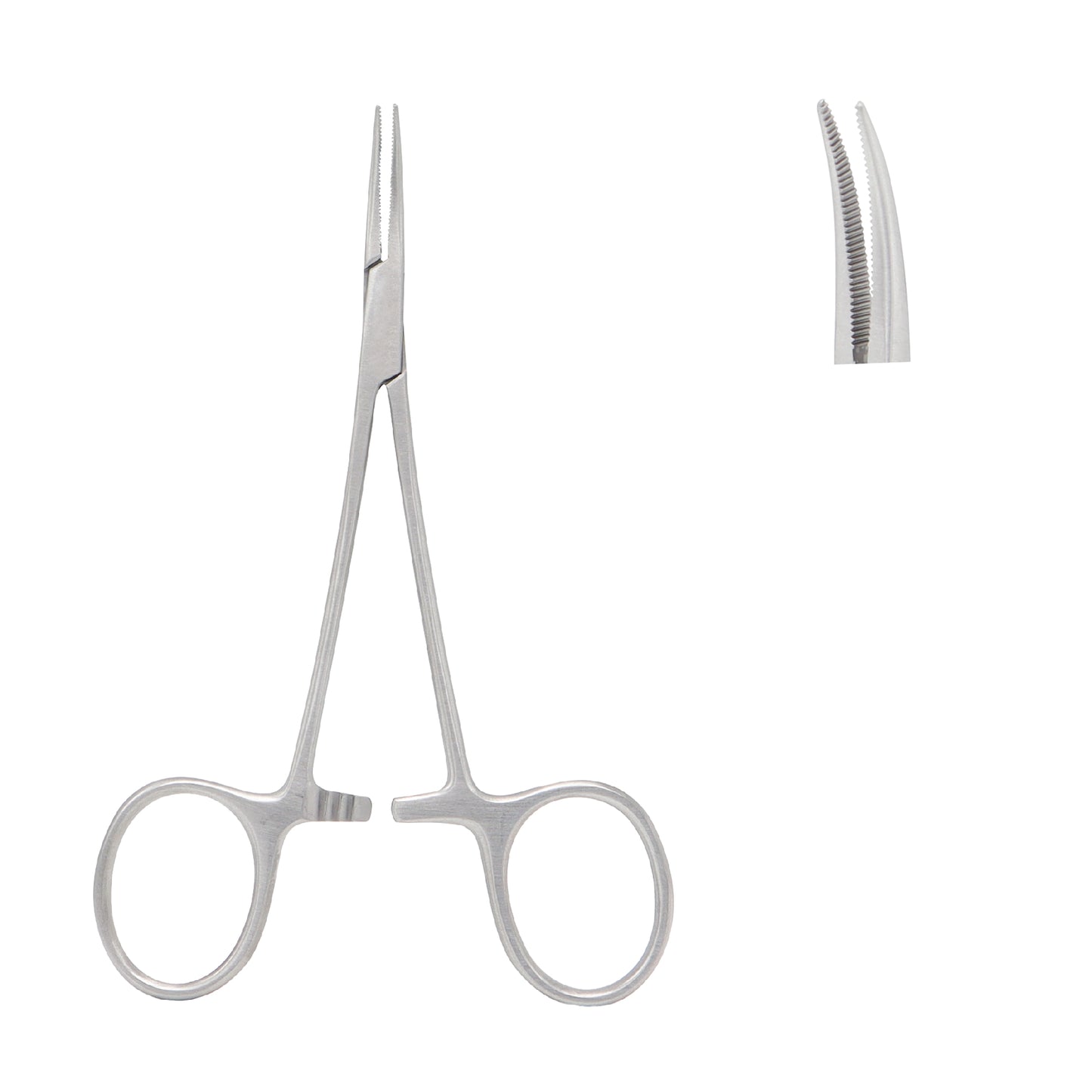 Suture forceps 1x2 teeth with wide handle 11.5 cm for eyelid surgery