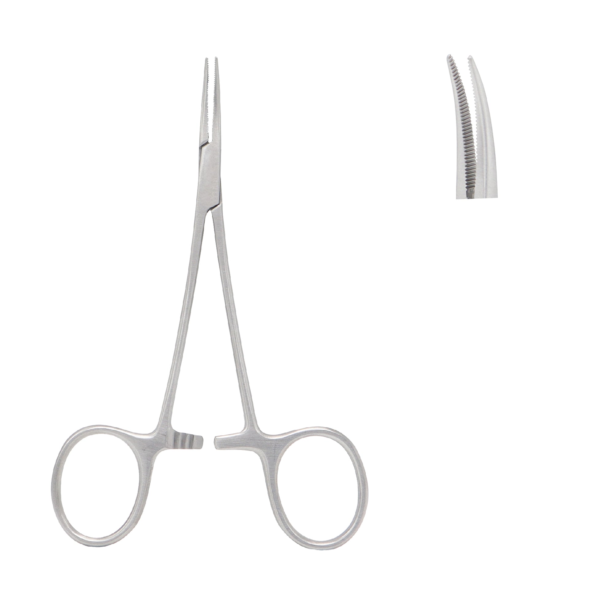 Suture forceps 1x2 teeth with wide handle 11.5 cm for eyelid surgery