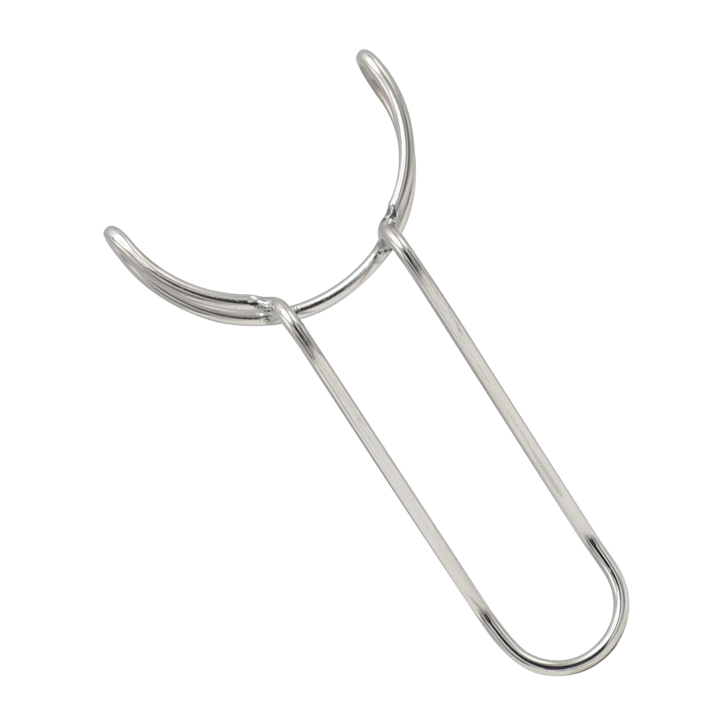 Stainless steel Vestibulum wireframe lip and cheek retractor for dental surgical procedures.