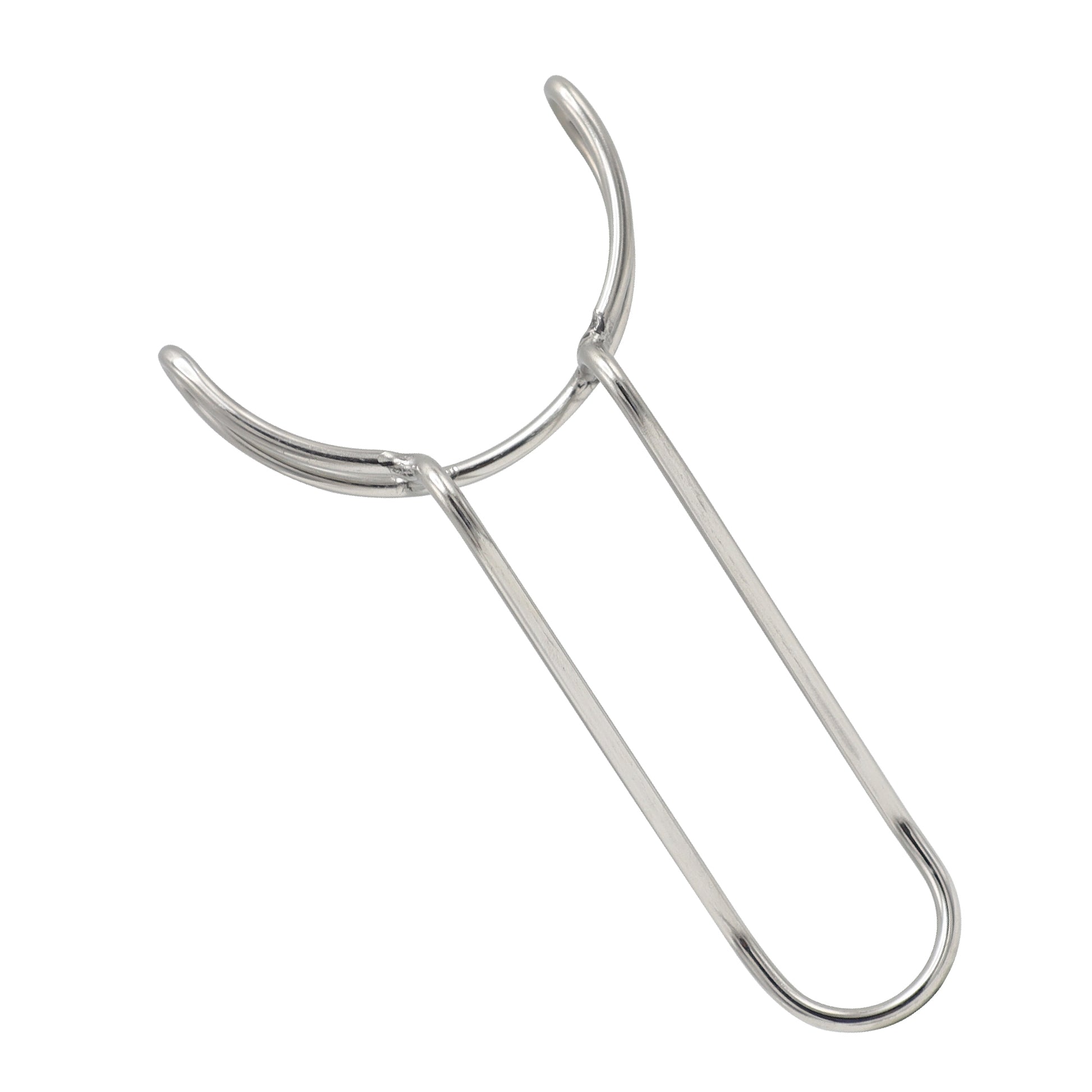 Stainless steel Vestibulum wireframe lip and cheek retractor for dental surgical procedures.