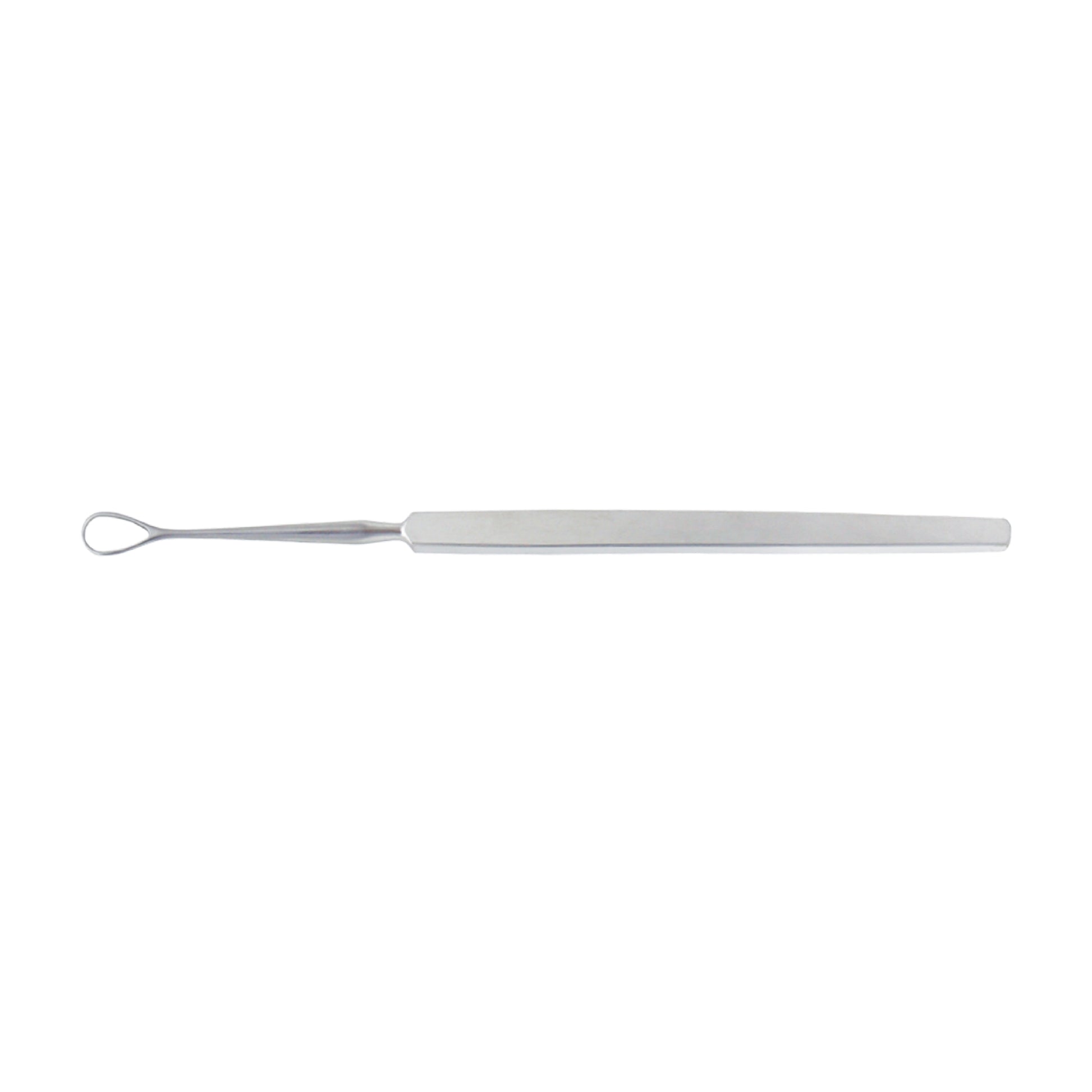 Weber Lens Loop flat handle 5.5 mm ophthalmic instrument used for precise lens handling in eye surgery