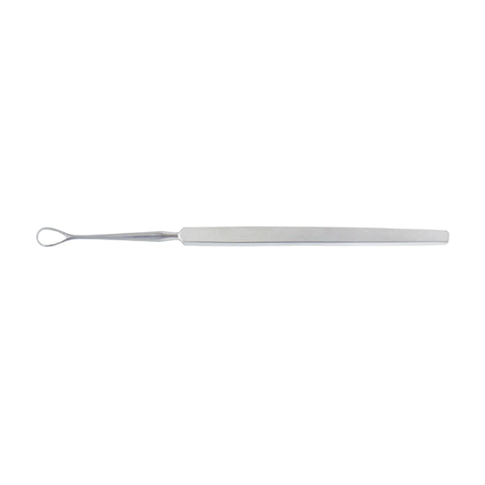 Weber Lens Loop flat handle 5.5 mm ophthalmic instrument used for precise lens handling in eye surgery