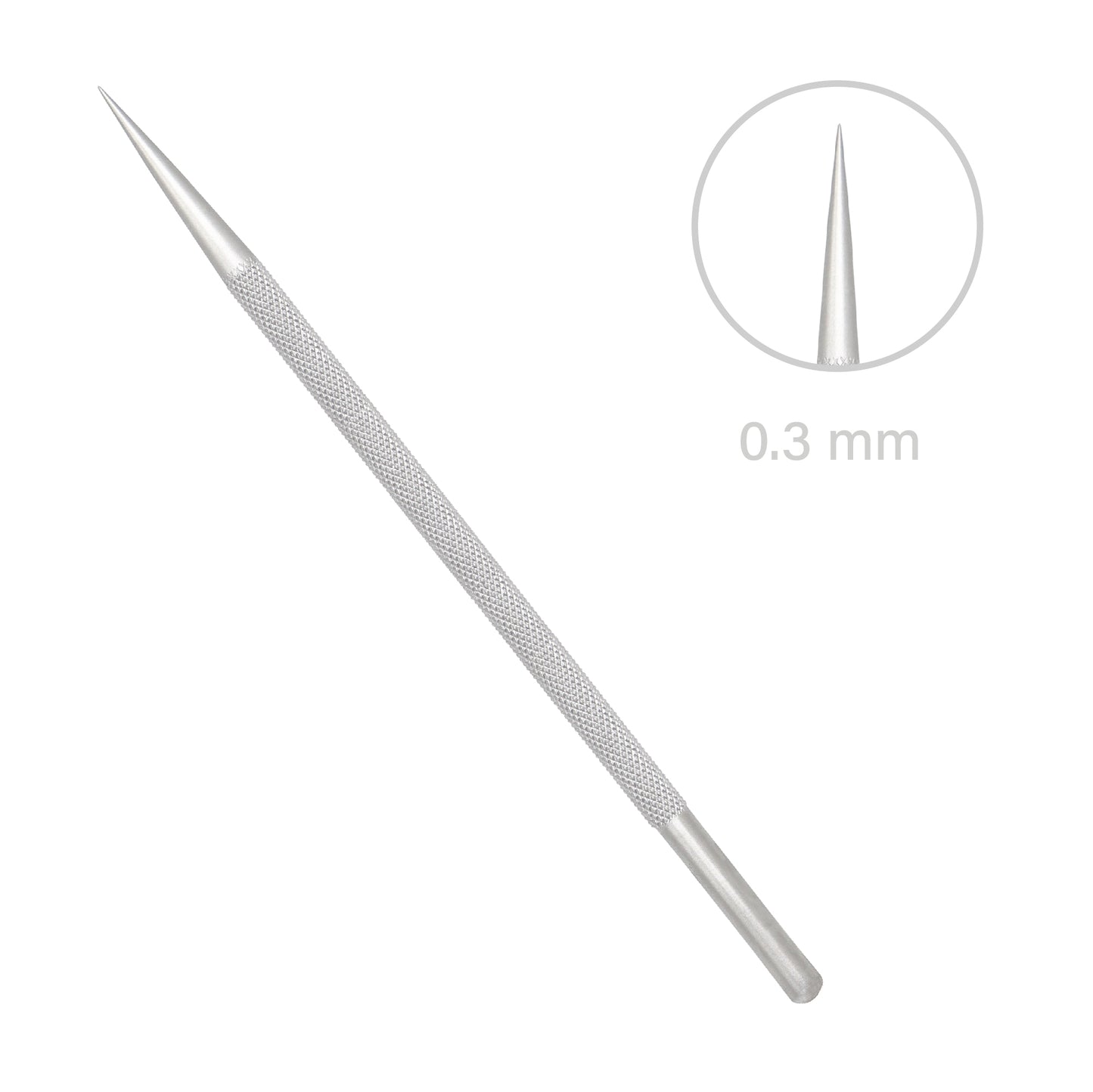 Detailed close-up view of the Wilder Lachrymal Dilator Fig. 0 showing the fine tip and smooth finish for delicate ophthalmic procedures.