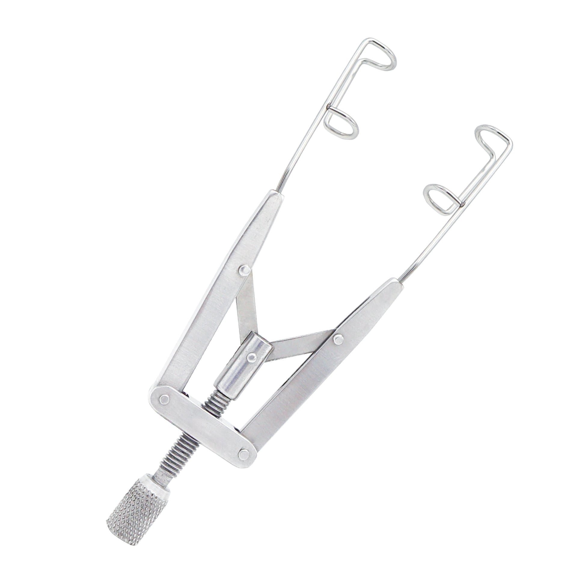 Wiltfang Eye Speculum with fenestrated design and 8 cm overall length for enhanced visibility in ophthalmic surgery